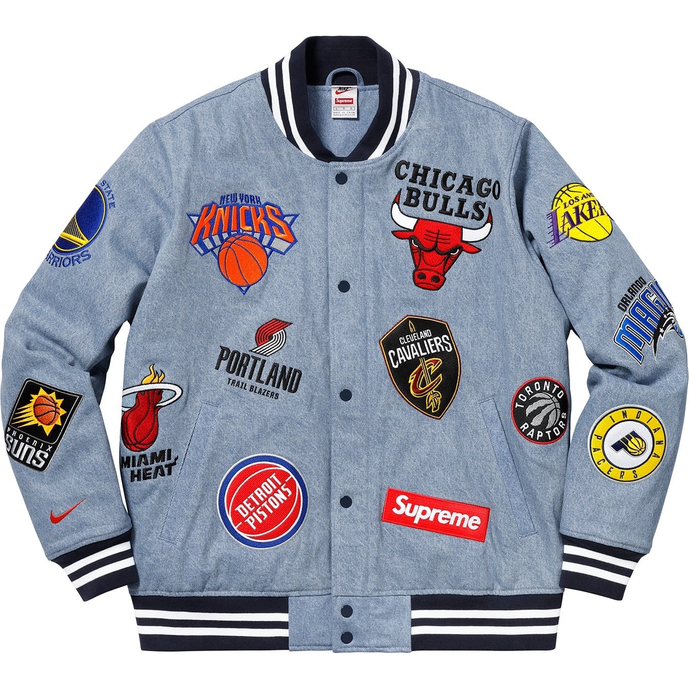 Supreme®/Nike®/NBA Teams Warm-Up Jacket view 2